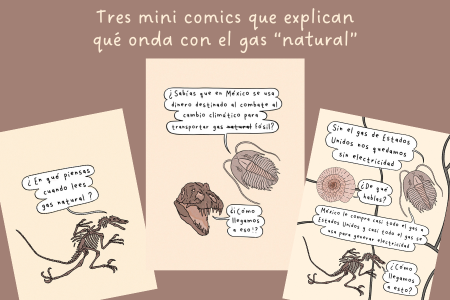 Mini comics que explican qué onda con el gas “natural” (1)