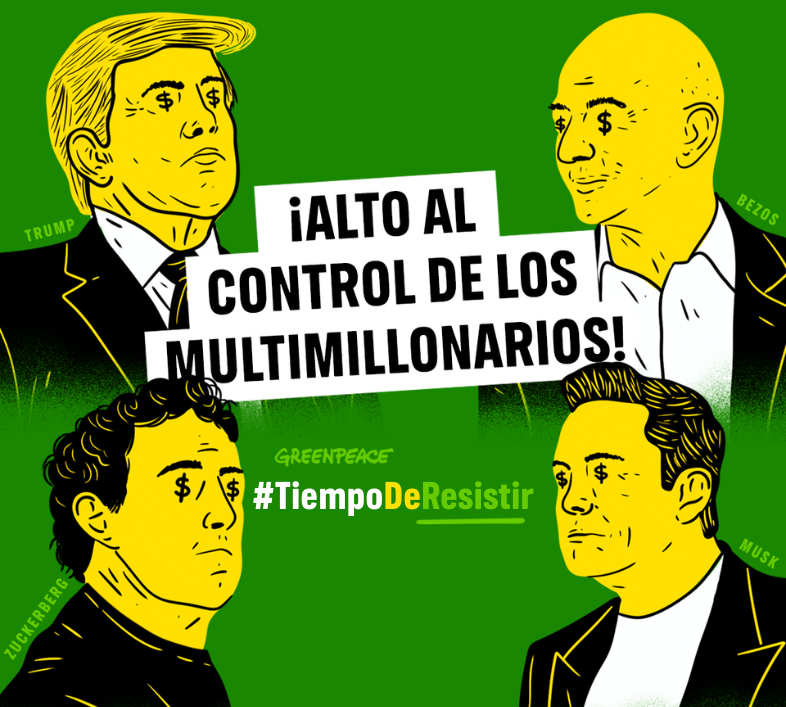 Ilustración de multimillonarios, tiempo de resistir